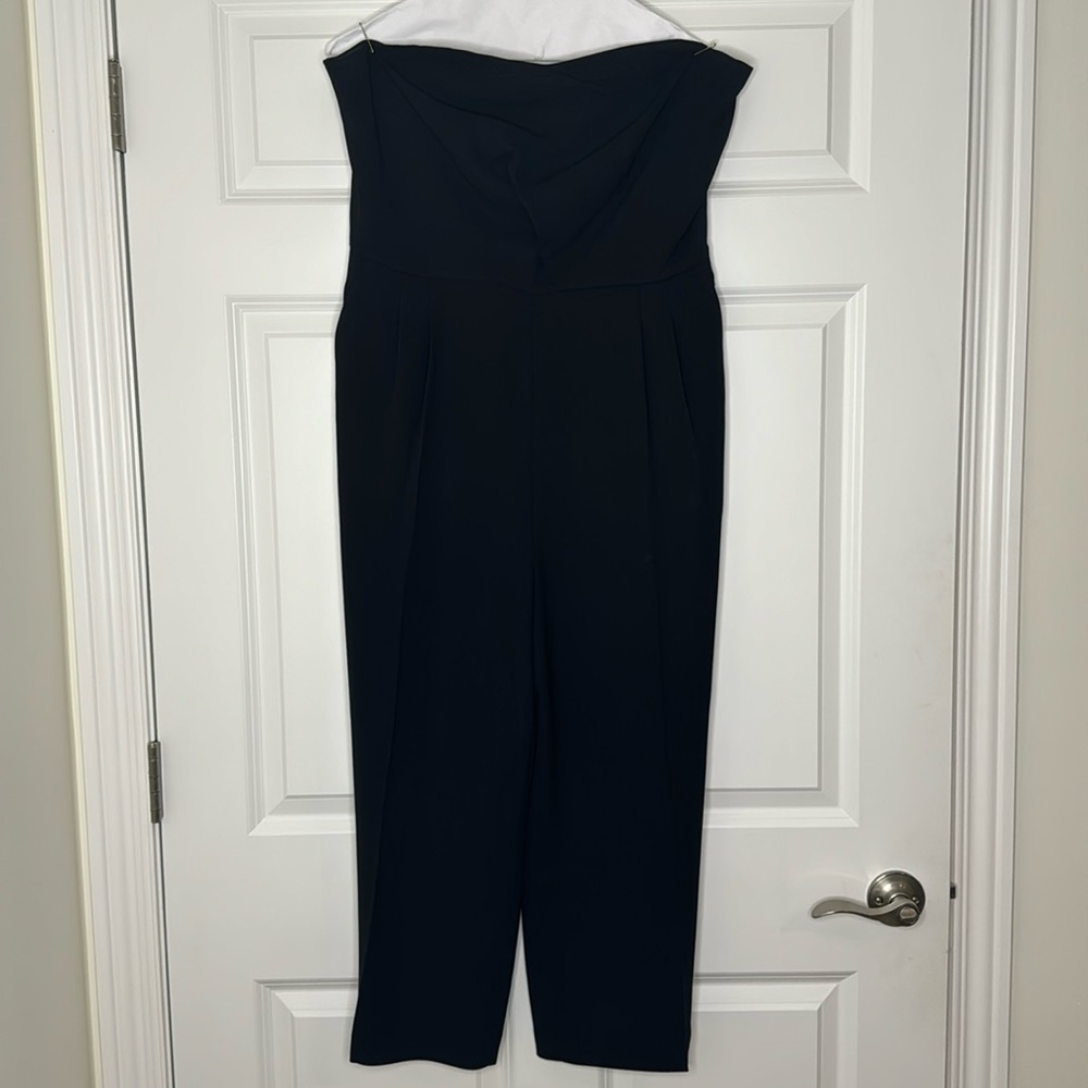 Classic black strapless body suit